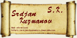 Srđan Kuzmanov vizit kartica